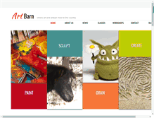 Tablet Screenshot of dittmerartbarn.com